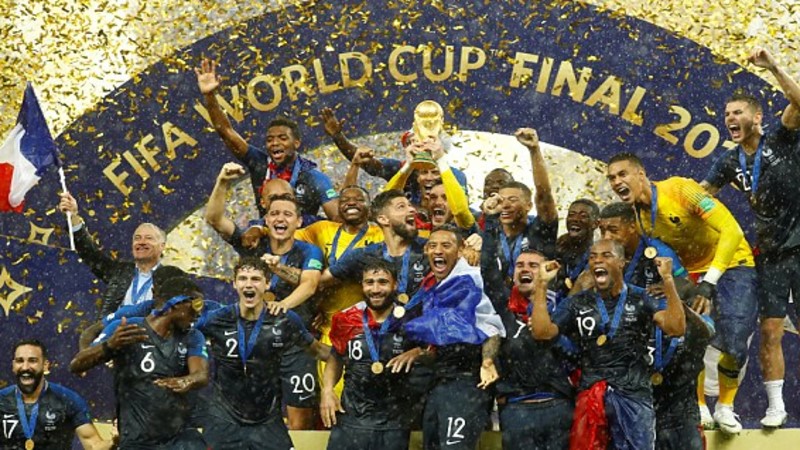 Vô địch World Cup 2018 của tuyển Pháp